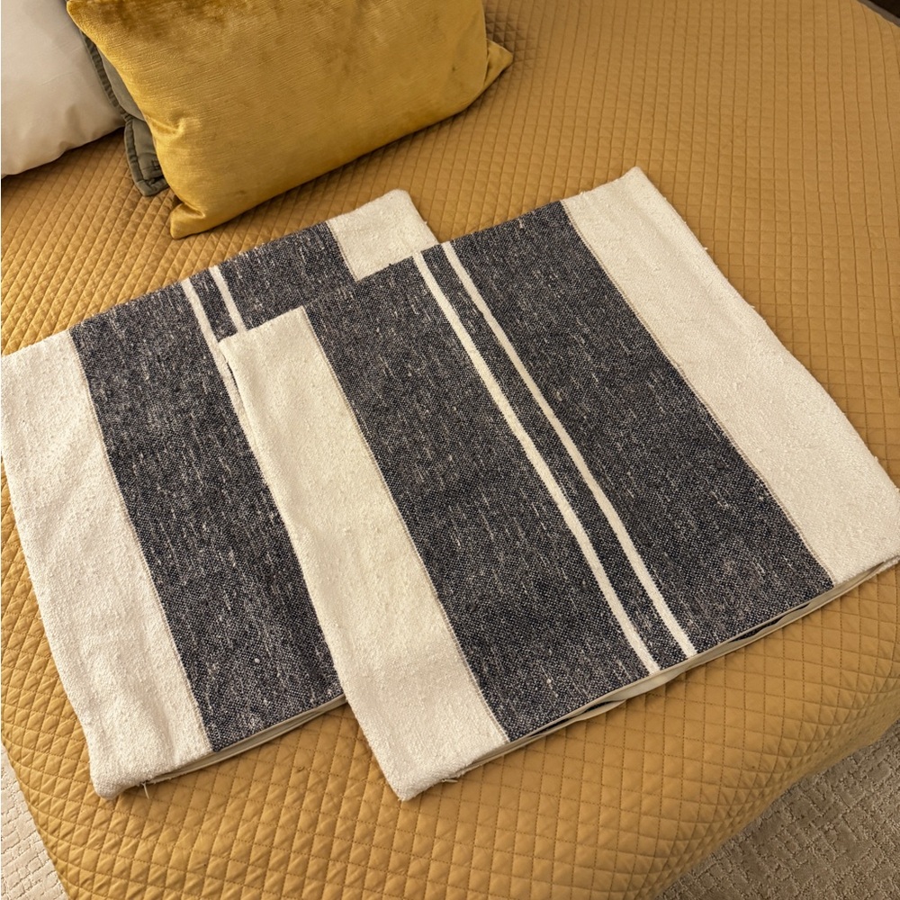 RH | Belgian Linen 22” Pillow Covers Set of 2